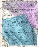Map 006, San Jose, Evergreen, Silver Creek, Mount Pleasant, Pala, Oakgrove, Santa Clara County 1876